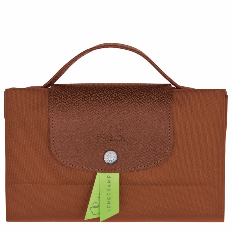 Brown Longchamp Le Pliage S Women's Briefcase Bags